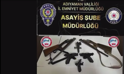 Kahta’da asayiş uygulaması: Silah ve fişek ele geçirildi