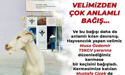 Besni'den Anlamlı Bağış: Velinin Keçi Bağışıyla TSKGV'ye Destek