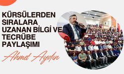 Bakan yardımcısı Ahmet Aydın öğrencilerle buluştu.