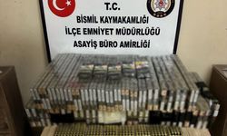 Bismil'de 400 paket sigara ve 400 fişek ele geçirildi