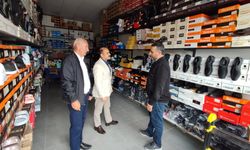 Çelikhan Kaymakamı Altınöz'den esnaf ziyareti
