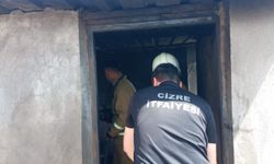 Cizre'de odunlukta çıkan yangın söndürüldü