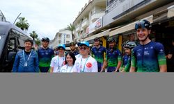 Diyabetli sporculardan oluşan Team Novo Nordisk, Türkiye Turu'nda diyabetli çocuklarla buluştu