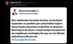 Ekrem İmamoğlu’ndan erişim engeline tepki
