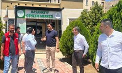 Kaymakam İmrak,  gençlik merkezinde incelemelerde bulundu