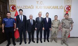 Vali Akkoyun, Mazıdağı ilçesinde ziyaretlerde bulundu