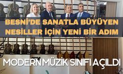 Besni'nin en kapsamlı müzik sınıfı açıldı