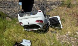 Şanlıurfa'da menfezden düşen otomobilin sürücüsü yaralandı