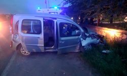 Siirt'te kamyonet ile hafif ticari araç çarpıştı, 4 kişi yaralandı