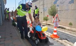 Silopi'de öğrencilere trafik eğitimi verildi