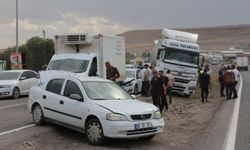 Şırnak’ta zincirleme trafik kazası güvenlik kamerasında
