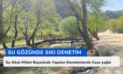 Sugözü Millet Bahçesi’nde sıkı denetim