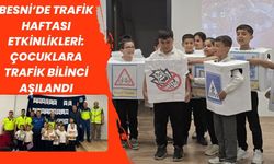 Besni'de Minik Öğrencilere Trafik Eğitimi verildi