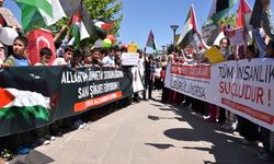 Şanlıurfa'da kadınlar ve çocuklar Gazze eylem yaptı