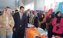 Viranşehir'de kursiyerlerinin yaptıkları ürünler sergilendi