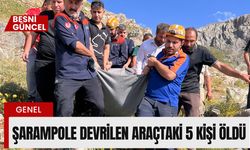 Bilirkişi ekibini taşıyan araç devrildi, 5 kişi öldü