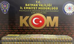 Batman'da gümrük kaçağı 1300 paket sigara ele geçirildi