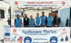 Çermik'te kurban bağış standı