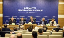 Cumhurbaşkanı Yardımcısı Yılmaz Gaziantep'te sanayicilerle bir araya geldi:
