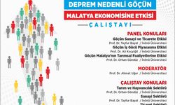 Malatya'da 'Deprem Göçünün Ekonomik Etkileri' Çalıştayı