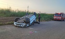 Diyarbakır'da devrilen otomobildeki 1 kişi öldü, 4 kişi yaralandı