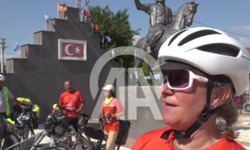 "İklim krizine dikkat çekmek için 1600 Km Bisiklet sürdü"