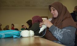 Gaziantep'te kadınlara yönelik el sanatları kursları