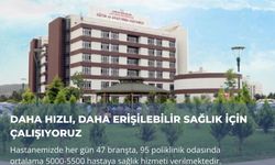 Günde 5 binden fazla hastaya hizmet
