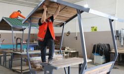 Park mobilyalarında tasarruflu üretim modeli
