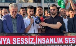 İsrail'in Gazze'ye saldırıları Şırnak'ta protesto edildi