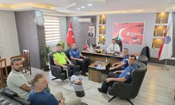 Kaymakam Algın’dan İlçe Emniyet Müdürlüğüne ziyaret