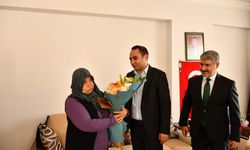 Besni’de Bayram münasebetiyle şehit aileleri unutulmadı