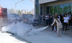 Kurtalan Devlet Hastanesi'nde yangın ve tahliye tatbikatı yapıldı.