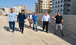Başkan Şahin, sosyal tesisle ilgili incelemelerde bulundu