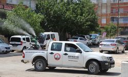 Nizip'te mezarlık ve sokaklara gül suyu sıkıldı