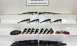 Şanlıurfa'da çok sayıda silah ele geçirildi