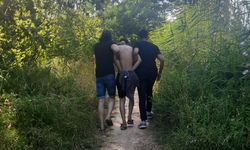 18 yıl hapis cezası bulunan firari, yüzerken yakalandı