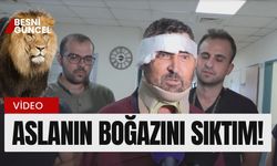 Aslanın saldırması sonucu yaralanan kişi taburcu edildi