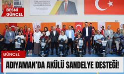 Adıyaman’da Depremzedelere 41 Akülü Sandalye Desteği