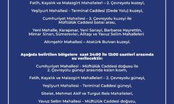 Adıyaman Belediyesi’nden mahallelere dönüşümlü su dağıtımı