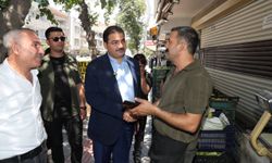 Başkan Canpolat Devteyşti'de esnafla buluştu