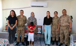 Batman’da jandarmadan vefa dolu ziyaretler