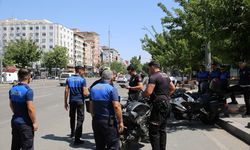 Motosiklet sürücülerine yönelik trafik denetimi yapıldı