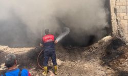Adıyaman Besni’de çırçır fabrikasında yangın çıktı