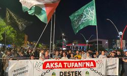 Diyarbakır'da İsrail'in Gazze'ye saldırılarına protesto