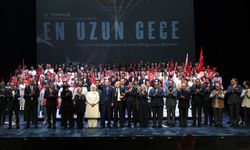 Erdoğan ‘En Uzun Gece’ temsiline katıldı