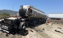 Gaziantep Nurdağı'nda tır ve tanker çarpıştı: 2 ölü