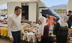 Kaymakam İmrak halk pazarını ziyaret etti