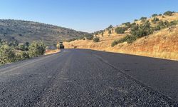 Mardin'de yol yapım ve asfalt çalışmaları sürüyor