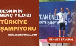 Besni'nin Genç Yıldızı Ervural, Türkiye Şampiyonu Oldu